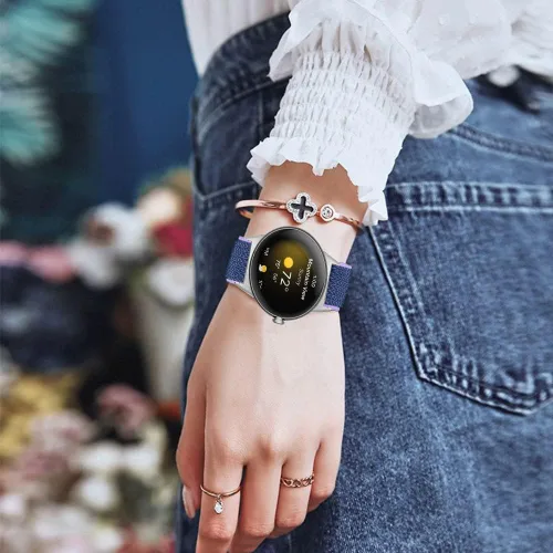 Miniatura 7 de FitTurn Compatible con Google Pixel Watch 3 de 1.614 pulgadas/Pixel Watch 2/Pixel Watch Correa elástica ajustable de tela de nailon de repuesto