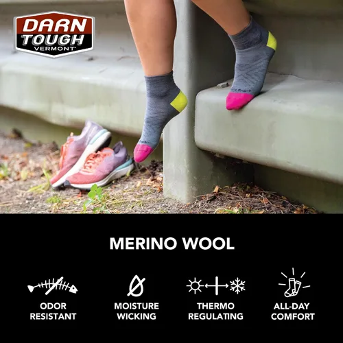 Miniatura 4 de Darn Tough Element 14 - Calcetines ligeros con cojín para mujer (estilo 1113)