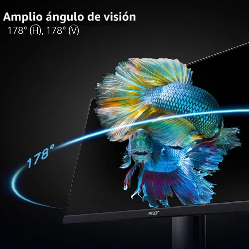 Miniatura 7 de Acer Monitor de 27 pulgadas - Pantalla FHD IPS KB272-27 pulgadas (1920 x 1080), frecuencia de actualización de hasta 120 Hz, 99% sRGB, inclinación