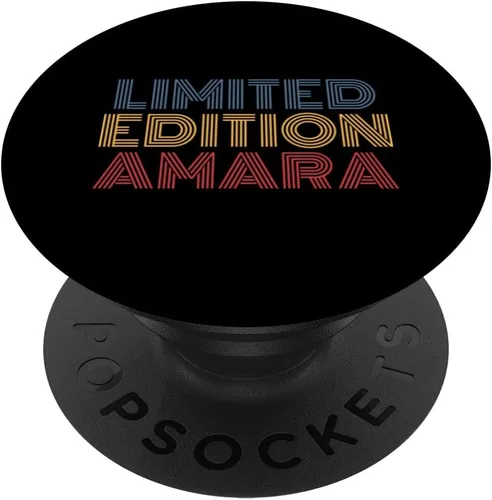 Amara Limited Editon Nombre personalizado divertido PopSockets intercambiables PopGrip