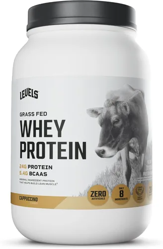 Miniatura 27 de Levels - Polvo de proteína de suero alimentado con pasto, sin artificiales, 24G de proteína, chocolate puro, 5 libras