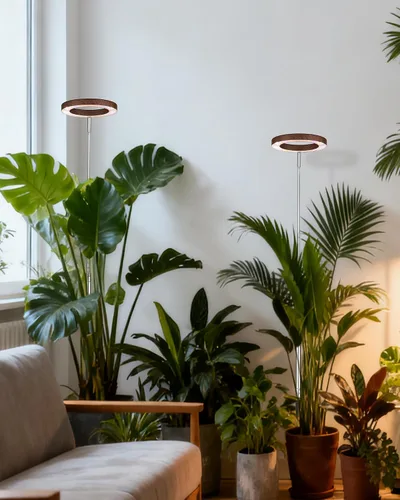 Miniatura 4 de yadoker Luz de Crecimiento de Plantas, Luz de Crecimiento LED de Espectro Completo para Plantas de Interior, Luces de Plantas de Grano de Madera