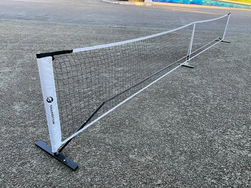 Miniatura 4 de Redes de pickleball, 22 pies de tamaño reglamentario portátil al aire libre Picklenet red de tenis con bolsa de transporte para patios traseros