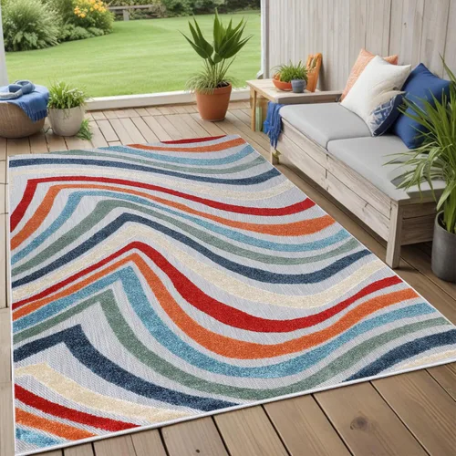 Miniatura 17 de SUPERIOR - Alfombra de interior y exterior, perfecta para patio, dormitorio, cocina, sala de estar, entrada, cuarto de juegos, guardería, cubierta