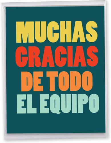 Miniatura 17 de NobleWorks - 1 tarjeta de agradecimiento para profesores escolares jumbo de Estados Unidos, todos con sobre (8.5 x 11 pulgadas) - Tarjeta de notas