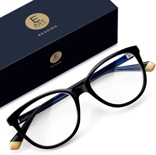 EASY READ - Lentes de Lectura para Mujeres, Lentes de Computadora con Bloqueo de Luz Azul de Ojo de Gato