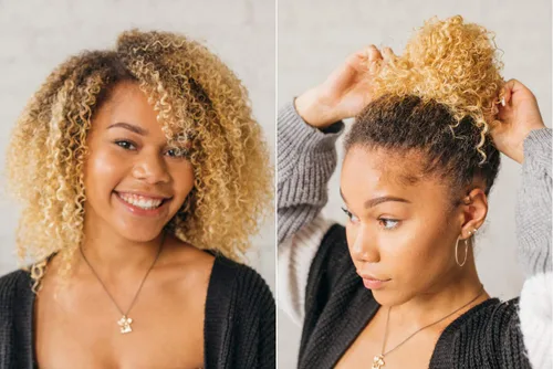 Miniatura 7 de Burlybands Lazos Grandes para Cabello para Cabello Grueso, Pesado o Rizado - Antideslizantes, Sin Daño, Coleteros Sin Costuras para Cola de Caballo