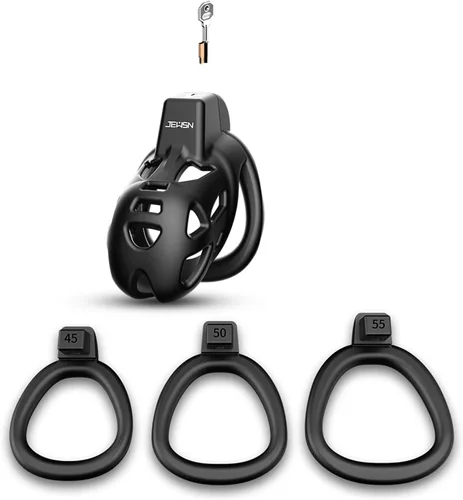 Miniatura 11 de Jaula de castidad ligera para pene de hombre, jaula de castidad para pene, dispositivo de castidad de KG, suave, jaula de pene para hombres, juguete
