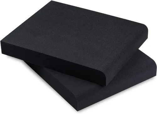 Miniatura 11 de Sound Addicted - Almohadillas de aislamiento para monitor de estudio para altavoces pequeños de 3-4.5 pulgadas, par de 2 soportes acústicos