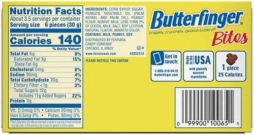 Miniatura 2 de Butterfinger Barras de caramelo