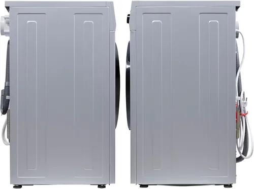 Miniatura 5 de 1.6 cu.ft. CONVERTIBLE Compact Combo Washer Dryer with Pet Cycle (Silver)