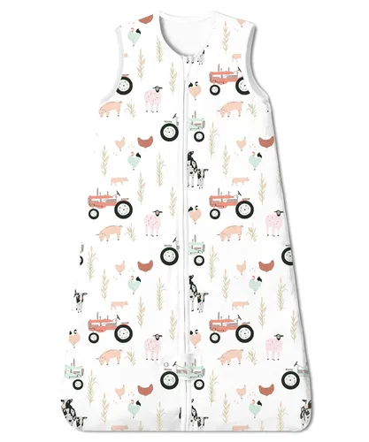 Miniatura 17 de TotAha Saco de Dormir Cálido 0-3 Meses, Manta Vestible Suave Acolchada 1.0 TOG Saco de Dormir para Bebé con Cremallera Segura de 2 Vías