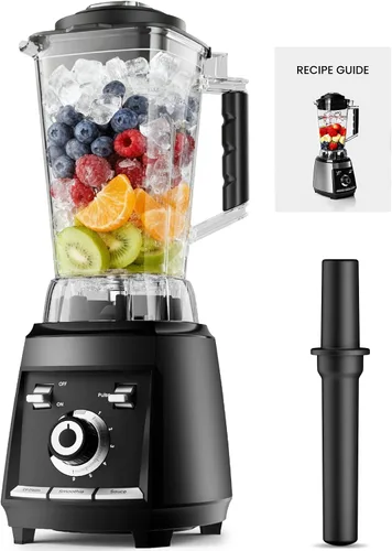 Colarlemo 1800 WP Batidora de batidos para cocina, licuadora grande de 30,000 RPM para batidos, trituradora de hielo y fruta congelada de alta