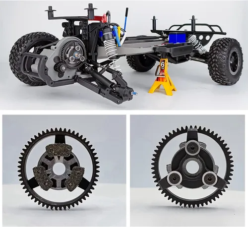 Miniatura 5 de MORLORDY Engranajes de espolón de acero RC 32P 56T engranaje de espolón con piñón 18T para engranajes de actualización de sello de acero inoxidable