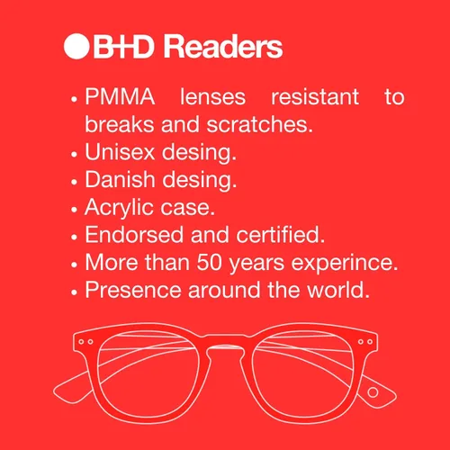 Miniatura 5 de B + D Reading glasses - Brand Max Readers - Material frame and temple: PC - Temples with flex Unisex