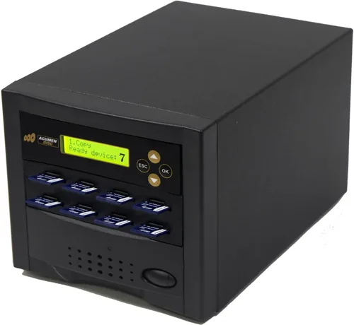 Miniatura 9 de Acumen Disc Duplicador SD de 1 a 15 - 2 GB/Min - Sistema de copiadora y desinfectante de tarjetas de memoria Micro Flash SDHC SDXC SDHC SDXC
