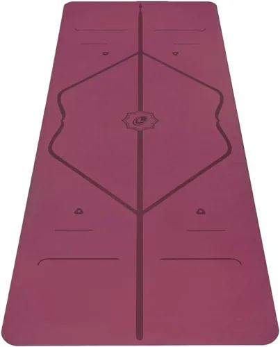 Miniatura 9 de Liforme Esterilla de yoga original – Bolsa de yoga gratuita incluida – Sistema de alineación patentado, agarre guerrero, antideslizante, ecológico