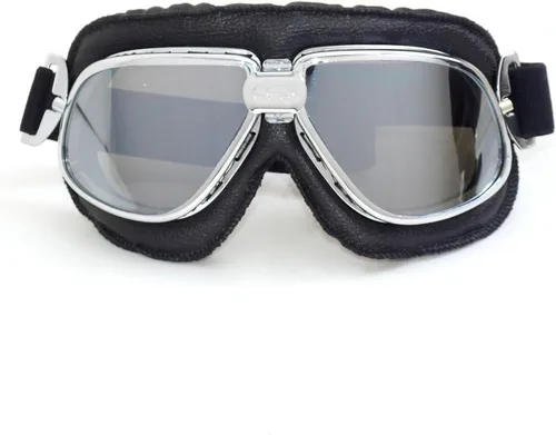 Miniatura 12 de CRG Sports goggle estilo vintage, aviador para motocicleta T11 - Clásico