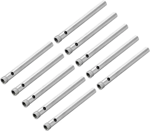 Miniatura 13 de uxcell Brocas de diamante de 0.157 in, sierras de agujero para azulejos de vidrio, porcelana, mármol, botellas de cerámica, ollas de ladrillo