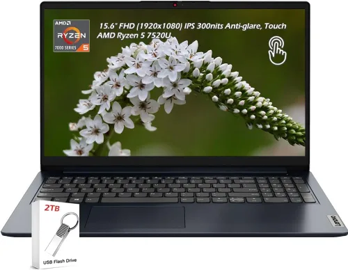 Miniatura 10 de Lenovo IdeaPad Slim 3 - Portátil diario - Ligero - Windows 11-15.6 pulgadas FHD - 8 GB de memoria - 256 GB de almacenamiento - AMD Ryzen 5 7520U