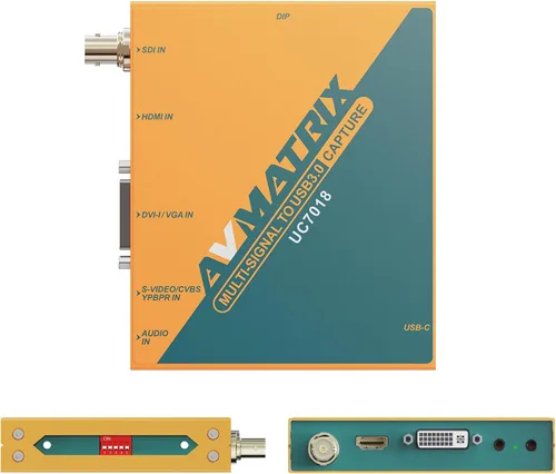 Miniatura 11 de AVMATRIX Tarjeta de captura PCIE para PC, 4CH SDI con latencia ultra baja 1080P60 para transmisión en vivo multicanal, videoconferencia, educación