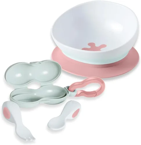 Miniatura 8 de Doddl Cuchara y tenedor para bebé, juego de cubiertos + estuche de viaje para bebés de 6 meses en adelante, aprende a autoalimentarse. Ayuda al