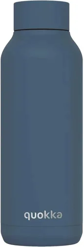 Miniatura 6 de Quokka Frasco térmico de acero inoxidable con lirios azules sólidos 17.2 fl oz
