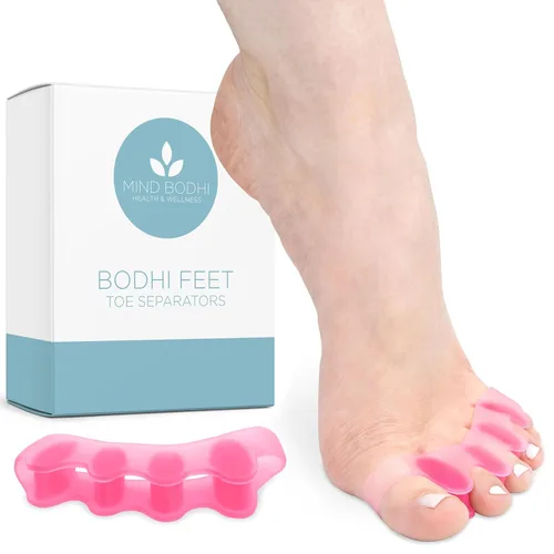 Miniatura 11 de Mind Bodhi Separadores de dedos de los pies/Espaciadores de dedos de los pies - Para hombres y mujeres - Tamaño grande - Negro