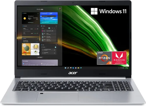 Acer Aspire 5 A515-46-R3UB | Pantalla IPS Full HD de 15.6 pulgadas | Procesador móvil AMD Ryzen 3 3350U Quad-Core | 4 GB DDR4 | SSD NVMe de 128 GB |