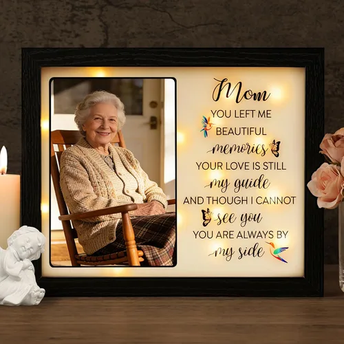 Miniatura 15 de Caja de sombra LED para regalos conmemorativos, regalo de condolencias en memoria de un ser querido, regalo de recuerdo por pérdida de madre, padre