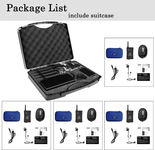 Miniatura 4 de Sistema de comunicación de árbitro, auriculares profesionales de árbitro FBIM con auriculares para fútbol, voleibol, fútbol ofiicial, balonmano 4