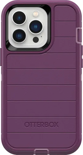 Miniatura 3 de OtterBox Funda para iPhone 13 Pro (SOLAMENTE) Defender Series Pro - Morado Feliz, sin protector de pantalla, resistente y duradera, con protección