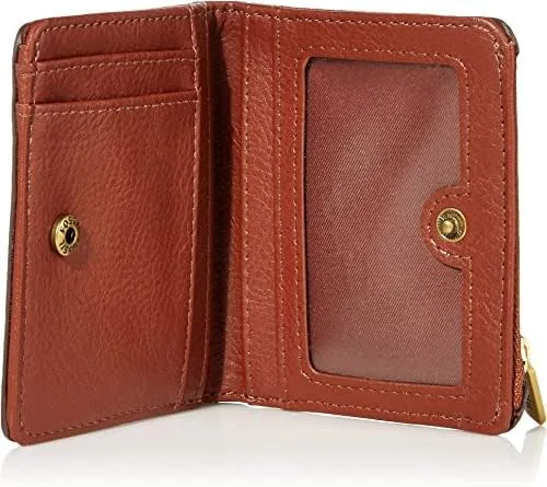 Miniatura 5 de Fossil Logan - Cartera plegable de cuero con bloqueo RFID para mujer