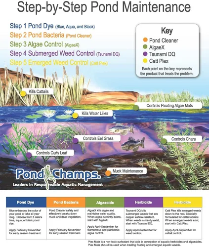 Miniatura 7 de Blue Lake and Pond Dye - Un galón de tinte profesional para lago y estanque, trata hasta 1 acre, color azul real, seguro para peces, vida silvestre
