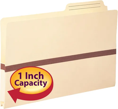 Miniatura 2 de Smead Bolsillo archivador, pestaña impresa de 2/5 cortes, Tyvek® reforzado, tamaño legal, Manila, 50 por caja (76487)
