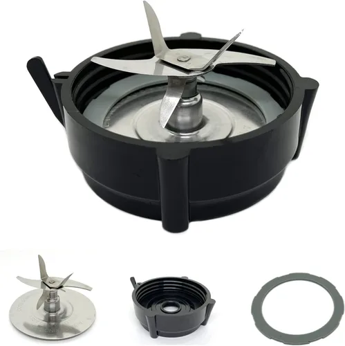 Pro 1200 - Cuchilla de licuadora de acero inoxidable de repuesto para Oster Pro 1200 accesorio de licuadora con tapa base de tarro y una junta de