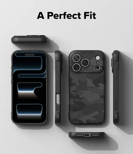Miniatura 7 de Ringke Onyx - Funda para iPhone 17 Pro, [se siente bien en la mano] resistente al aceite y a la suciedad, cubiertas individuales para lentes