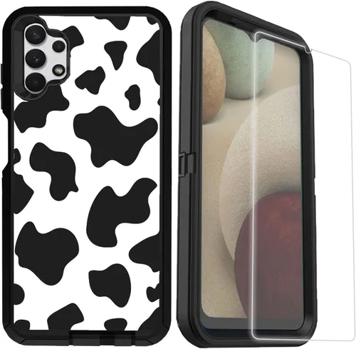 Miniatura 12 de Funda compatible con Aesthetics Samsung Galaxy A32 5G con protector de lente de cámara para niñas y mujeres, bonito diseño floral, a prueba de Verde