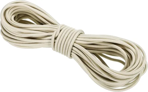 Miniatura 52 de PATIKIL Cuerda elástica elástica de 109 yardas (328.1 ft), cuerda elástica pesada de 0.059 in, albaricoque para manualidades, correas de gancho
