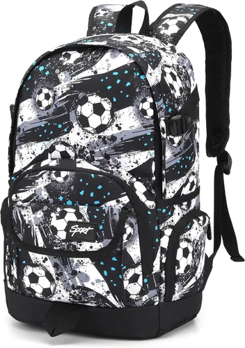 Miniatura 49 de Mochila escolar estilo Rickyh, mochila de viaje para hombres y mujeres, mochila ligera con compartimento para portátil, Tamaño único
