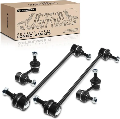 A-Premium Juego de 4, Kit de Enlaces de Barra Estabilizadora Delantera y Trasera Compatible con Mitsubishi Outlander (Sport & Outlander PHEV),