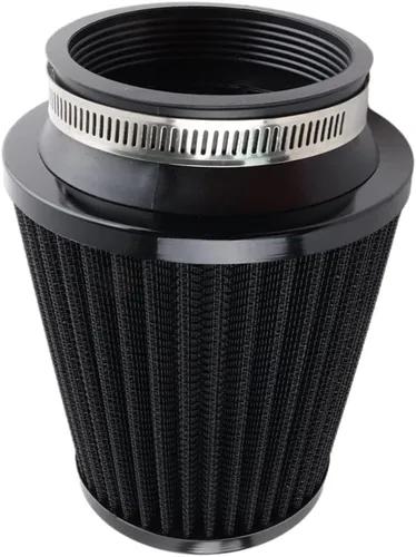 Miniatura 2 de Limpiador de filtro de aire de 2.992 in para tubo de admisión con filtro de repuesto de 2.99 pulgadas de diámetro (2.992 in negro B)