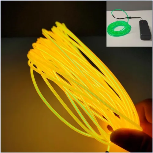 Miniatura 25 de Tira de luces LED de 360° – con opciones de alimentación de batería/USB – Luces LED flexibles para dormitorio, decoración del hogar, diseños