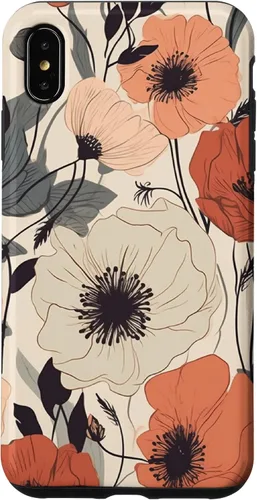 Miniatura 11 de Funda para iPhone 12/12 Pro Minimal Poppy Flower Boho Floral Cute Aesthetic