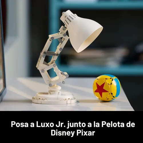 Miniatura 5 de LEGO Ideas Disney Pixar Luxo Jr. - Juego de decoración de habitación y construcción para adultos - Decoración de oficina y escritorio para mujeres