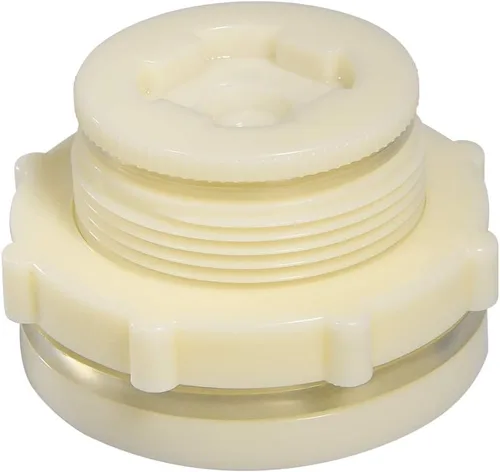 Miniatura 10 de Quickun Adaptador de conector de tanque de agua de mamparo ABS de 1 pulgada con enchufes a granel de montaje de tubería (juego de 4)