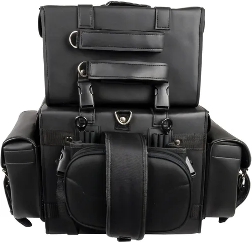 Miniatura 3 de Milwaukee Performance SH65001 Paquete Touring de PVC grande de cuatro piezas negro con bolsa de barril
