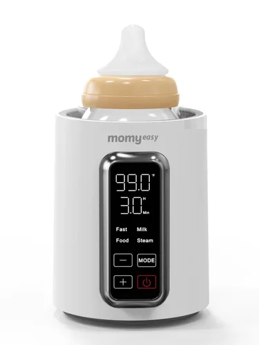 Miniatura 10 de MOMYEASY Calentador de biberones, calentador de biberones rápido para todos los biberones, calentador de leche con temporizador de visualización
