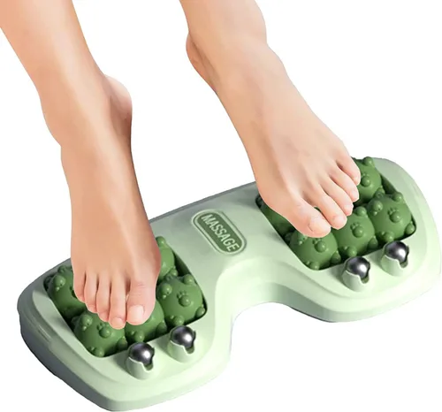 Miniatura 2 de Rodillo masajeador de pies para alivio de la fascitis plantar, terapia de acupresión de doble pie para aliviar el dolor, aliviar el estrés y mejorar