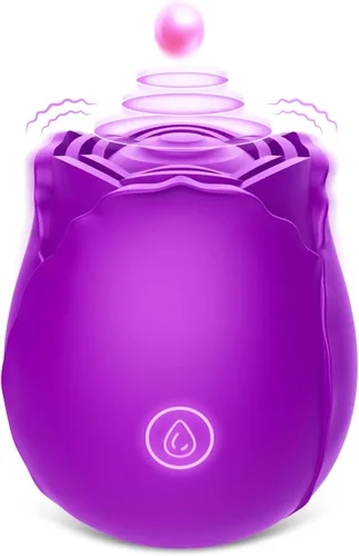 Miniatura 7 de Juguetes de rosa vibrador clitoral para mujeres, estimulador sexual Vlatne con 7 modos de golpeteo alucinante, cosquilleo del pezón y del clítoris
